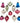 CULTURAS Holiday Ornament Assortment-3" Size in Bright Pastels