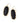 KENDRA SCOTT ELLE GLD 001 Elle Gold Drop Earrings in Black Opaque Glass