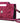 RAFTER T RANCH CO. BL655PK – Chic Clutch/CrossBody Bag, Floral Carving, Pink Finish, TU Whipstitch, Bull Concho with Carved Shoulder Strap
