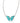 KENDRA SCOTT BUTTERFLY DROP NECKLACE IN VARIEGATED TURQUOISE