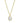 KENDRA SCOTT Daphne Gold Pave Frame Short Pendant Necklace in Iridescent