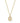 KENDRA SCOTT Daphne Gold Framed Short Pendant Necklace in Iridescent Drusy