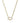 KENDRA SCOTT Emery Gold Link and Chain Necklace in White Crystal