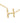 Pearl Gold Letter H Short Pendant Necklace in White Pearl