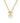 KENDRA SCOTT Ari Heart Gold Enamel Frame Link and Chain Necklace in Ivory Mother-of-Pearl
