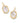 KENDRA SCOTT DAPHNE DROP GLD 217 Daphne Gold Drop Earrings in Ivory Mother-of-Pearl