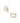 Kendra Scott - GOLD DAPHNE PAVE HUGGIE EARRINGS