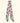 Sensibling Corp. - Floral Pattern Printed Twilly Skinny Scarf - Pink