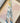Sensibling Corp. - Chain and Harness Print Silky Twilly Skinny Scarf - Light Blue