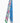 Sensibling Corp. - Paisley Pattern Print Silky Twilly Skinny Scarf - Light Blue