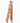 Sensibling Corp. - Paisley Pattern Print Silky Twilly Skinny Scarf - Orange/Multicolor