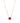 KENDRA SCOTT Jolie Short Pendant Necklace in Gold Red Illusion