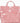 Pvc Tote Bag For Women Clear Plastic Handbag Large Work - Pink