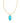 KENDRA SCOTT RAE GLD 486 RAE Long Pendent Necklace Gold Bronze Veined Turquoise Magnesite