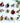 CULTURAS Mini Mercury Glass Ornament Assortment in Antique Colors
