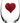 The Queens Jewels Red Heart Jeweled Stemless Wine Glass