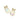 KENDRA SCOTT DAPHNE BOW DROP EARRINGS GOLD IRIDESCENT CRYSTAL IVORY ILLUSION