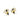 KENDRA SCOTT Bee Stud Earring in Gold Black Yellow Mix