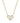 KENDRA SCOTT Heart Letter C Short Pendant Necklace in Gold Ivory Mother of Pearl