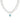 KENDRA SCOTT Melody Bird Multi Strand Necklace in Silver Teal Crystal