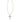 KENDRA SCOTT CROSS CRYSTAL PENDANT NECKLACE SILVER WHITE CRYSTAL