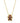 KENDRA SCOTT GINGERBREAD SHORT PENDANT NECKLACE GOLD BROWN GOLDSTONE