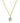 KENDRA SCOTT Hallie Short Pendant Necklace in Gold Sky Blue Mother of Pearl