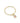 KENDRA SCOTT Daphne Link and Chain Bracelet in Gold Dichroic Glass