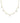 KENDRA SCOTT CAILIN DELICATE STRAND NECKLACE GOLD WHITE CZ