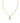 KENDRA SCOTT Crystal Letter C Short Pendant Necklace in Gold White Crystal