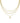 KENDRA SCOTT Mini Elisa Triple Strand Necklace in Gold Iridescent Drusy