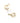 KENDRA SCOTT Emery Heart Gold Hoop Earrings