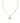 KENDRA SCOTT Crystal Letter N Short Pendant Necklace in Gold White Crystal