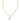 KENDRA SCOTT Crystal Letter J Short Pendant Necklace in Gold White Crystal