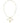 KENDRA SCOTT Bianca Butterfly Charm Necklace in Gold Iridescent White Mix