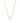 KENDRA SCOTT Letter T Pendant Necklace in Gold Metal