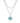 KENDRA SCOTT Joelle Multi Strand Necklace in Silver Bright Aqua Illusion