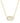 KENDRA SCOTT Elisa Bezel Gold Short Pendant Necklace in Ivory Mother-of-Pearl