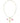 KENDRA SCOTT Bianca Butterfly Charm Necklace in Gold Pink Mix