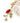KENDRA SCOTT Game Day Bag Charm in Gold Red Mix