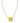 KENDRA SCOTT Softball Short Pendant Necklace in Gold Chartreuse Magnesite