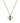 KENDRA SCOTT Bee Short Pendant Necklace in Gold Black Yellow Mix