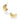 KENDRA SCOTT Krista Metal Hoop Earrings in Gold