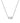 KENDRA SCOTT JAMIE SHORT PENDANT NECKLACE SILVER WHITE CZ