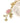KENDRA SCOTT Game Day Bag Charm in Gold Pink Mix