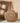 ACCITY Women Hollow Flower Round Straw Bag