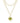 KENDRA SCOTT Joelle Multi Strand Necklace in Gold Chartreuse Green Mother of Pearl