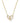 KENDRA SCOTT Heart Letter R Short Pendant Necklace in Gold Ivory Mother of Pearl