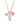 KENDRA SCOTT Bianca Butterfly Charm Necklace in Gold Pink Mix