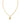 KENDRA SCOTT Crystal Letter K Short Pendant Necklace in Gold White Crystal